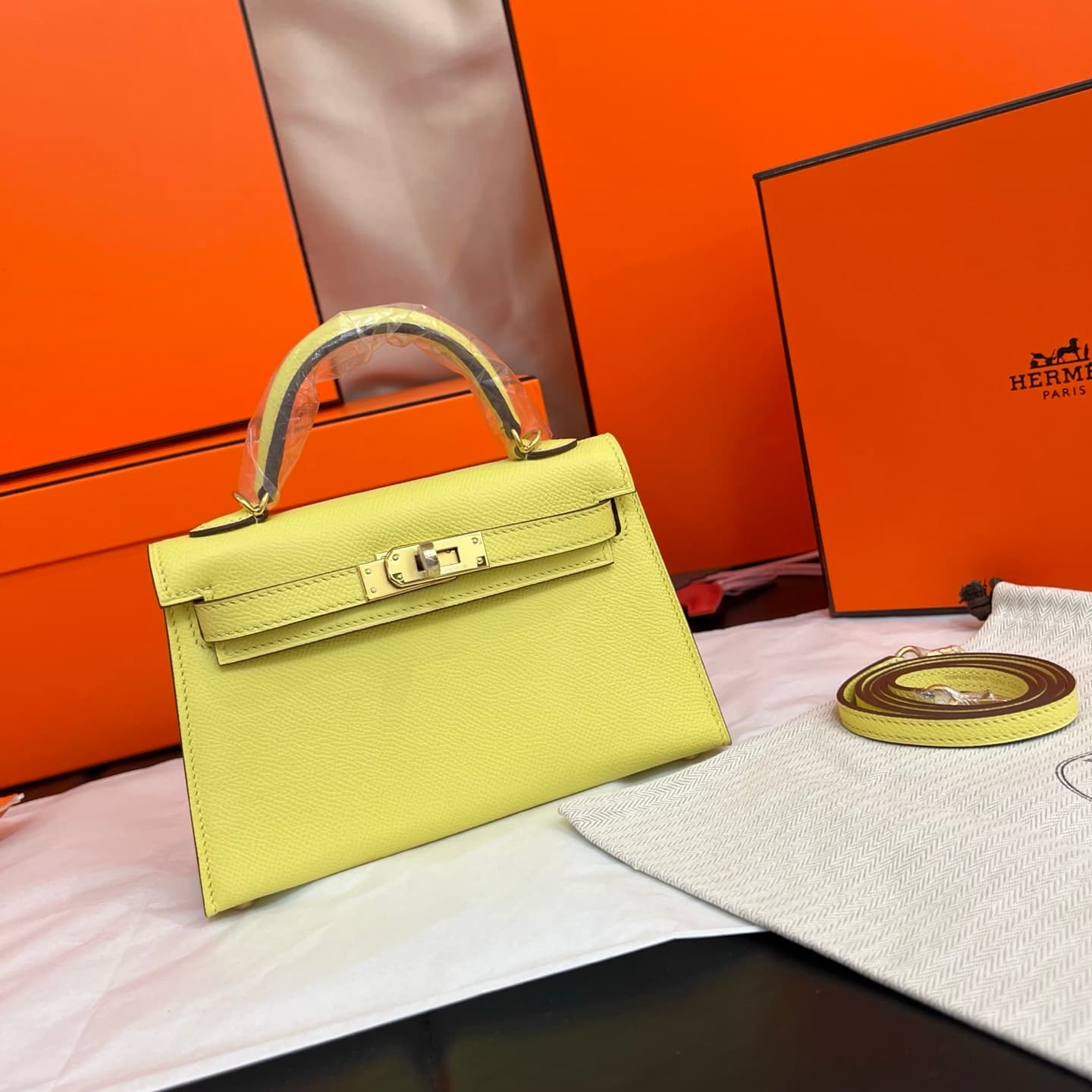 C4797 💰【Top Quality】Hermès Minikelly II Epsom, — image 1