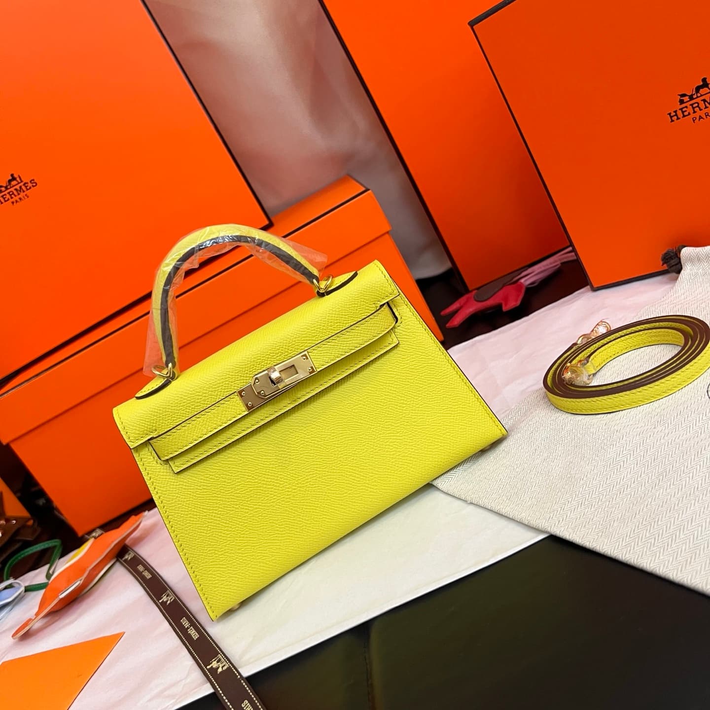 C4796 💰【Top-tier】Hermès Minikelly II Epsom, — image 1