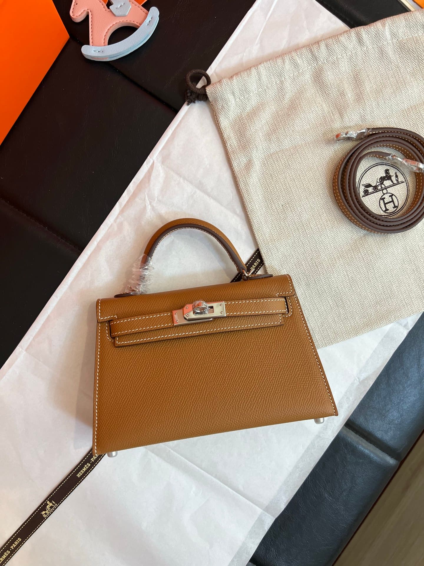 C4828 💰【Top-tier】Hermès Minikelly II Epsom, — image 1
