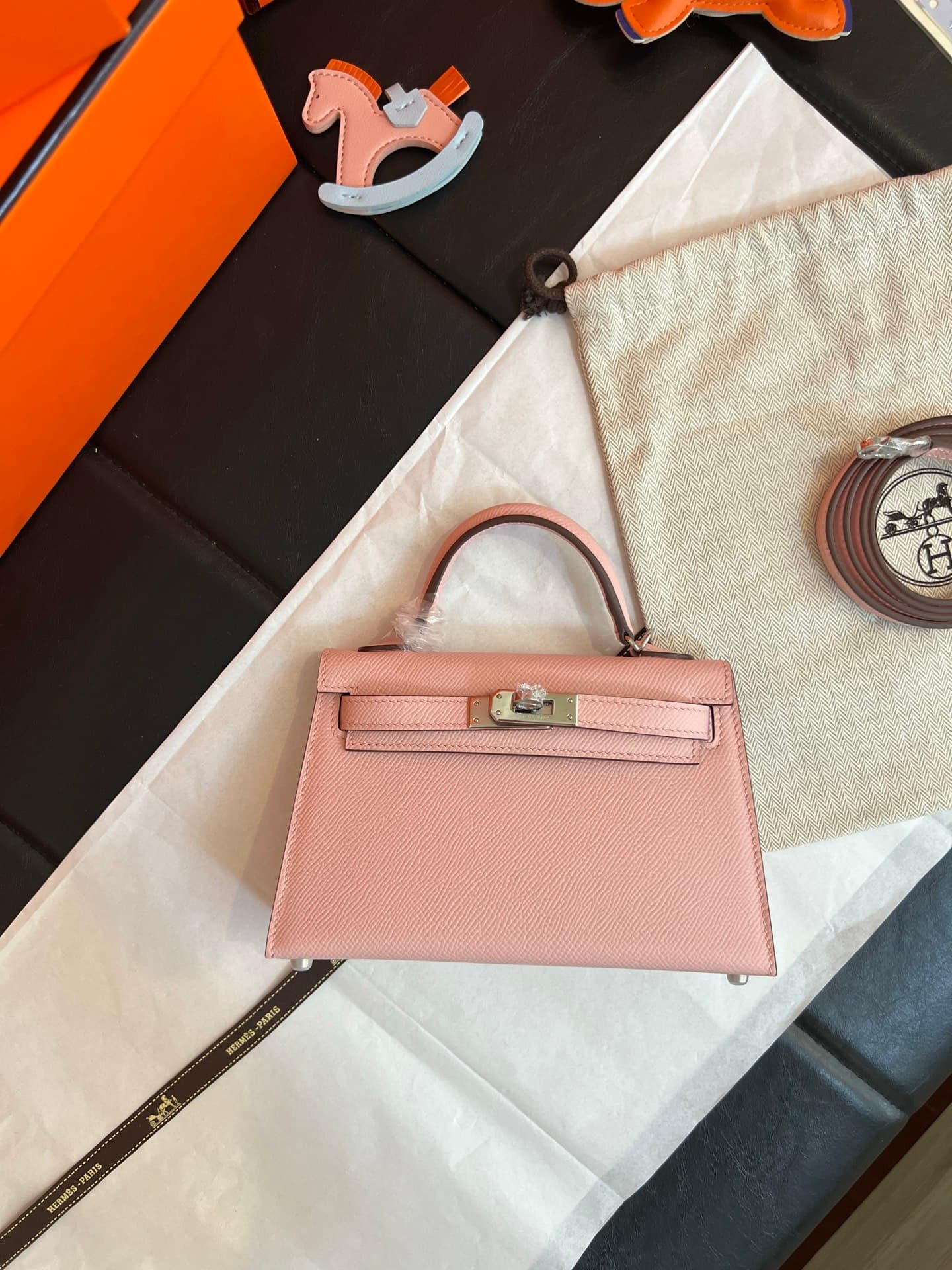 C4827 💰【Top Quality】Hermès Minikelly II Epsom, — image 1