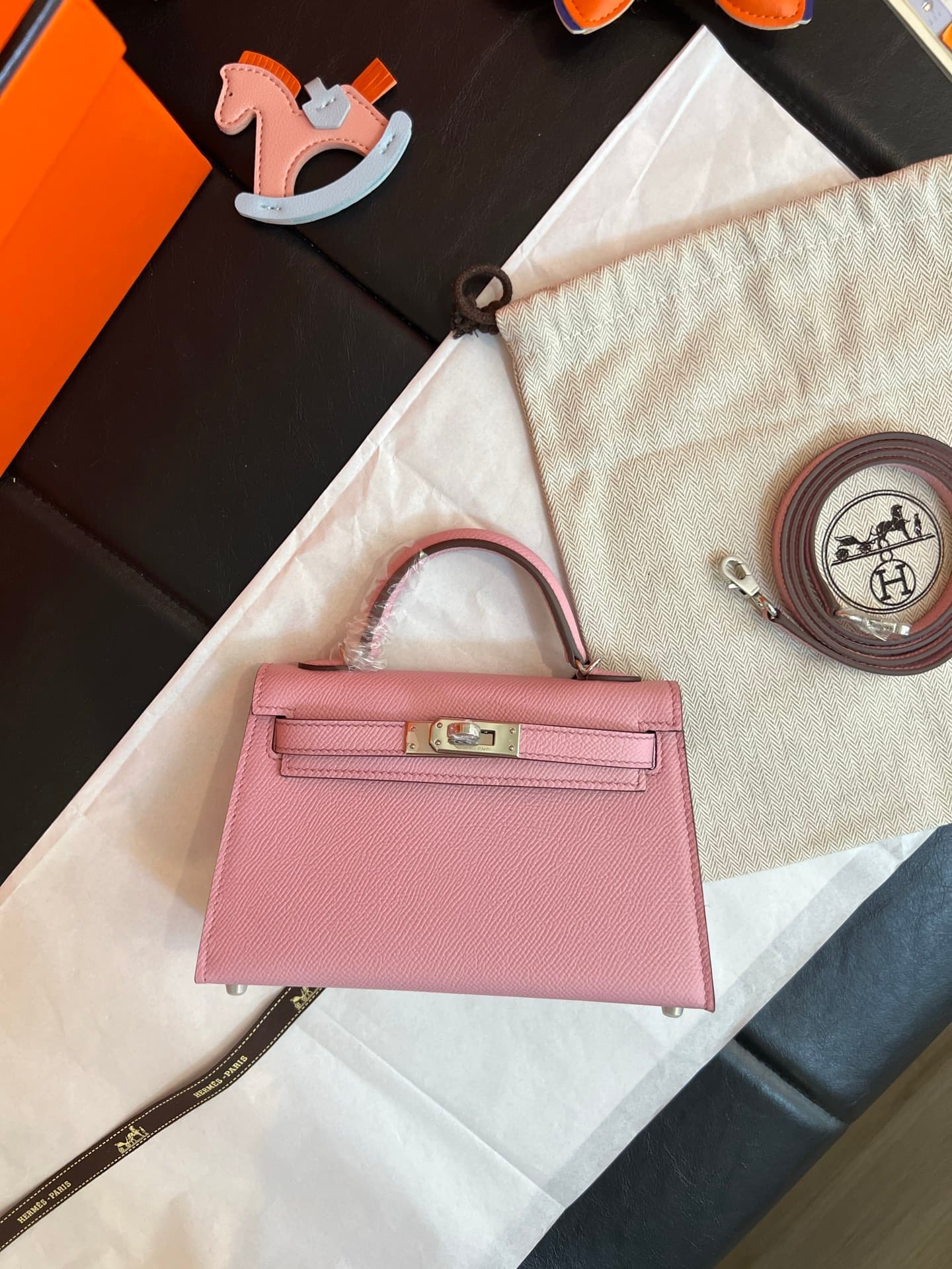 C4825 💰【Top Quality】Hermès Minikelly II Epsom, — image 1