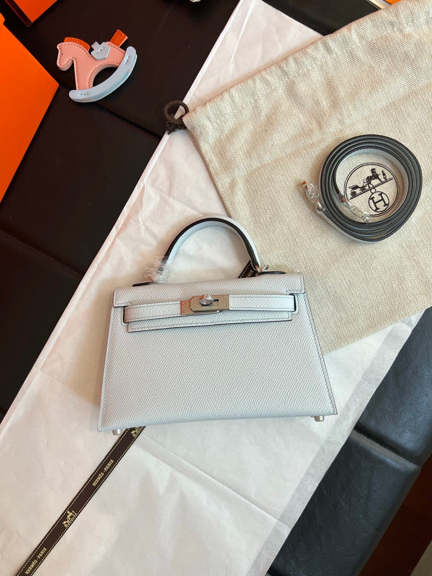 C4824 💰【Top Quality】Hermès Minikelly II Epsom, — image 1