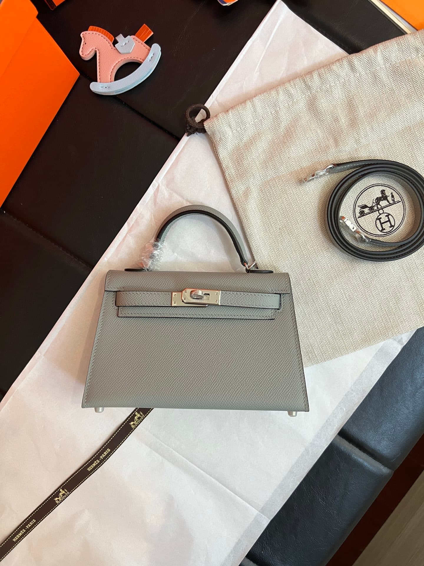 C4823 💰【Top Quality】Hermès Minikelly II Epsom, — image 1