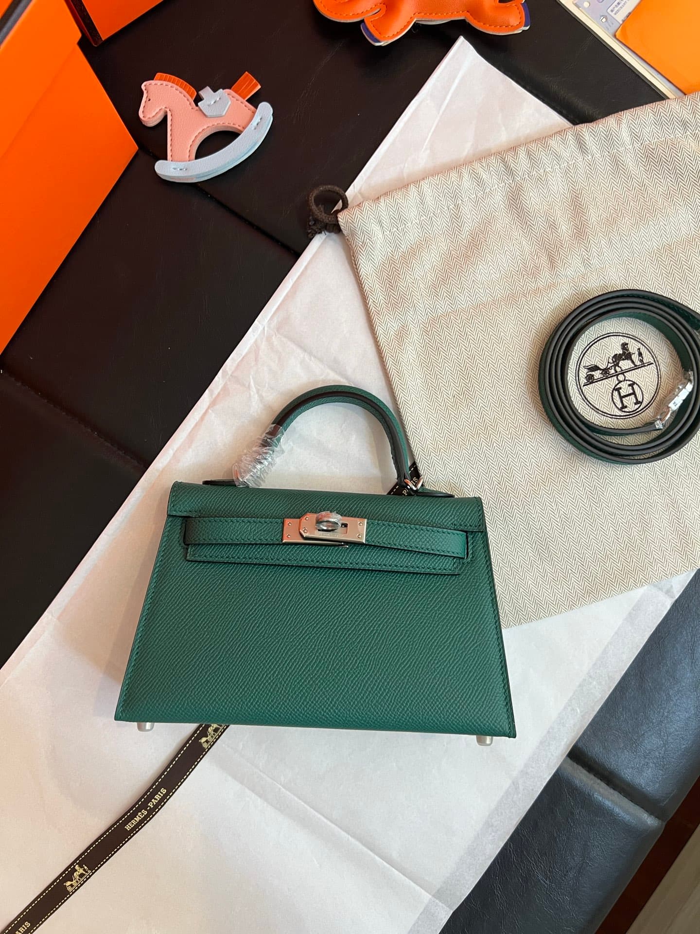 C4822 💰【Top-tier】Hermès Minikelly II Epsom, — image 1