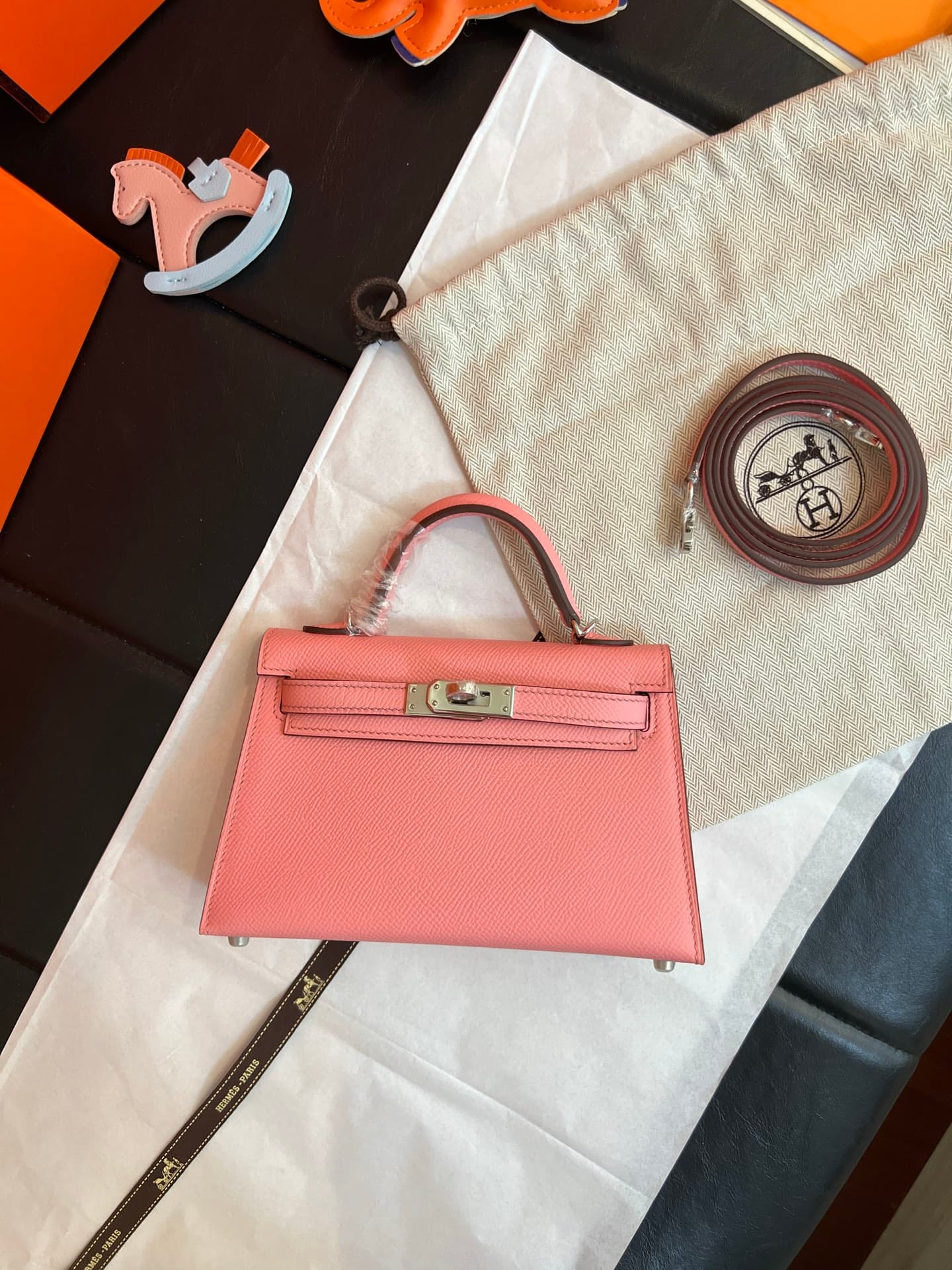 C4821 💰【Top-tier】Hermès Minikelly II Epsom, — image 1