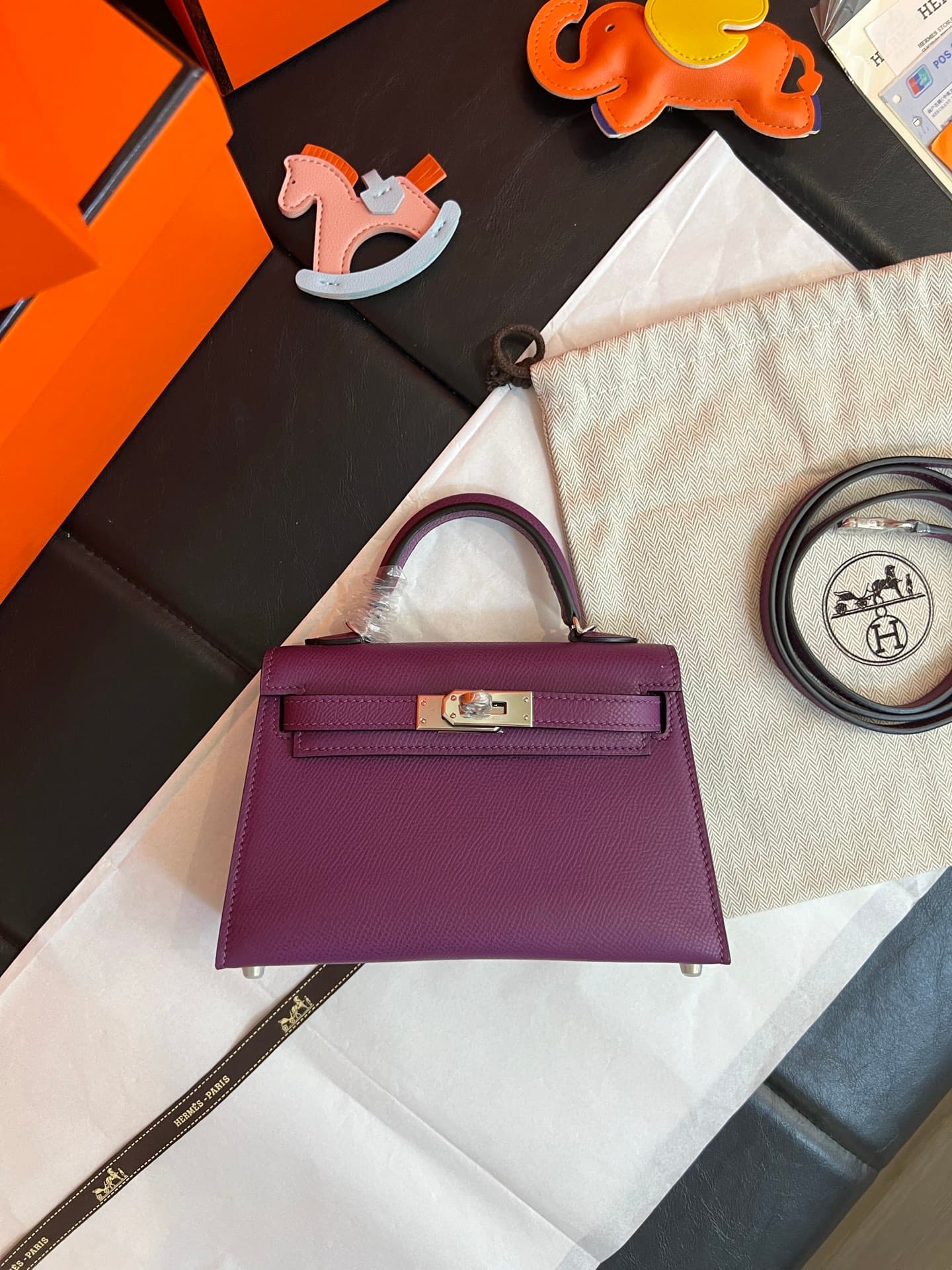 C4819 💰【Top Quality】Hermès Minikelly II Epsom, — image 1