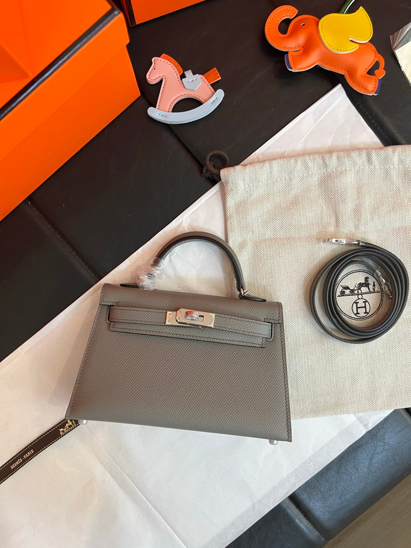 C4812 💰【Top-tier】Hermès Minikelly II Epsom, — image 1
