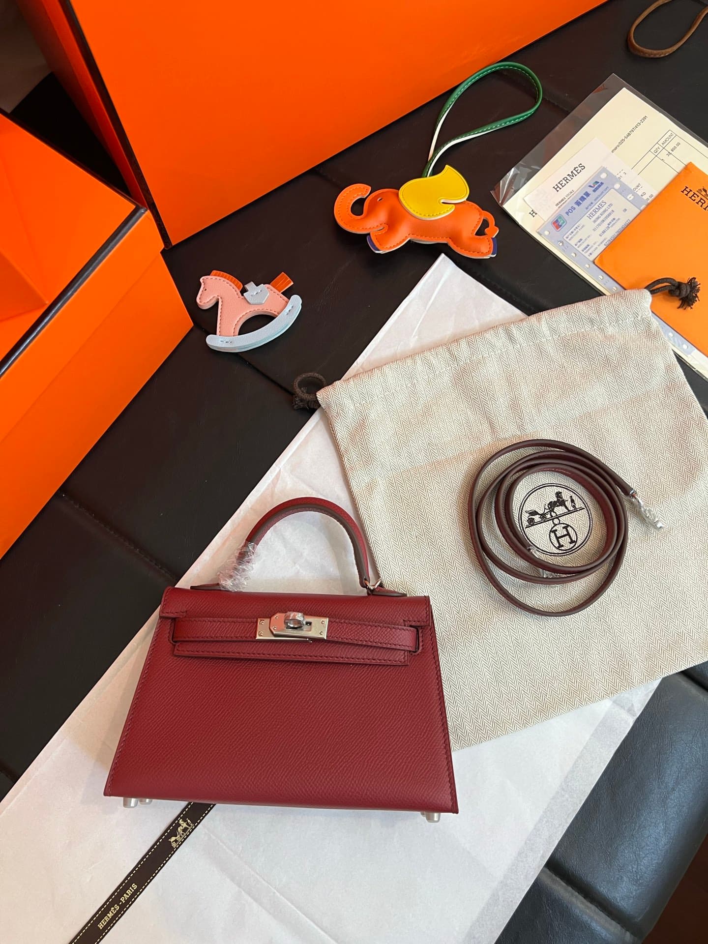 C4809 💰【Top Quality】Hermès Minikelly II Epsom, — image 1