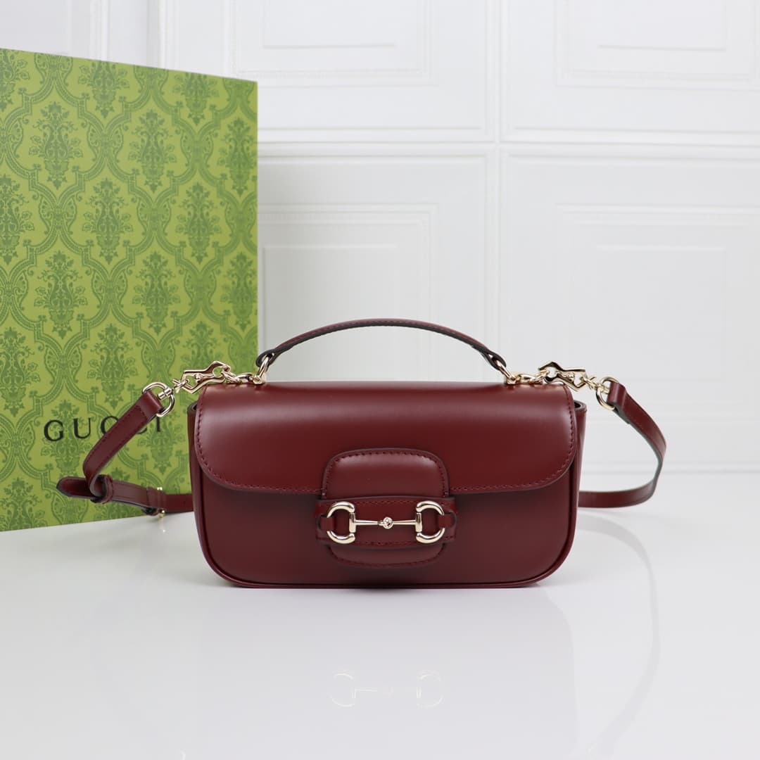 C4031 🌟 The Gucci Horsebit 1955 collection/series mini shoulder bag is featured in a promotional advertisement for the Qixi Festival, created under the vision of creative director Sabato De Sarno. This new handbag from the Gucci Horsebit 1955 series embod — image 1