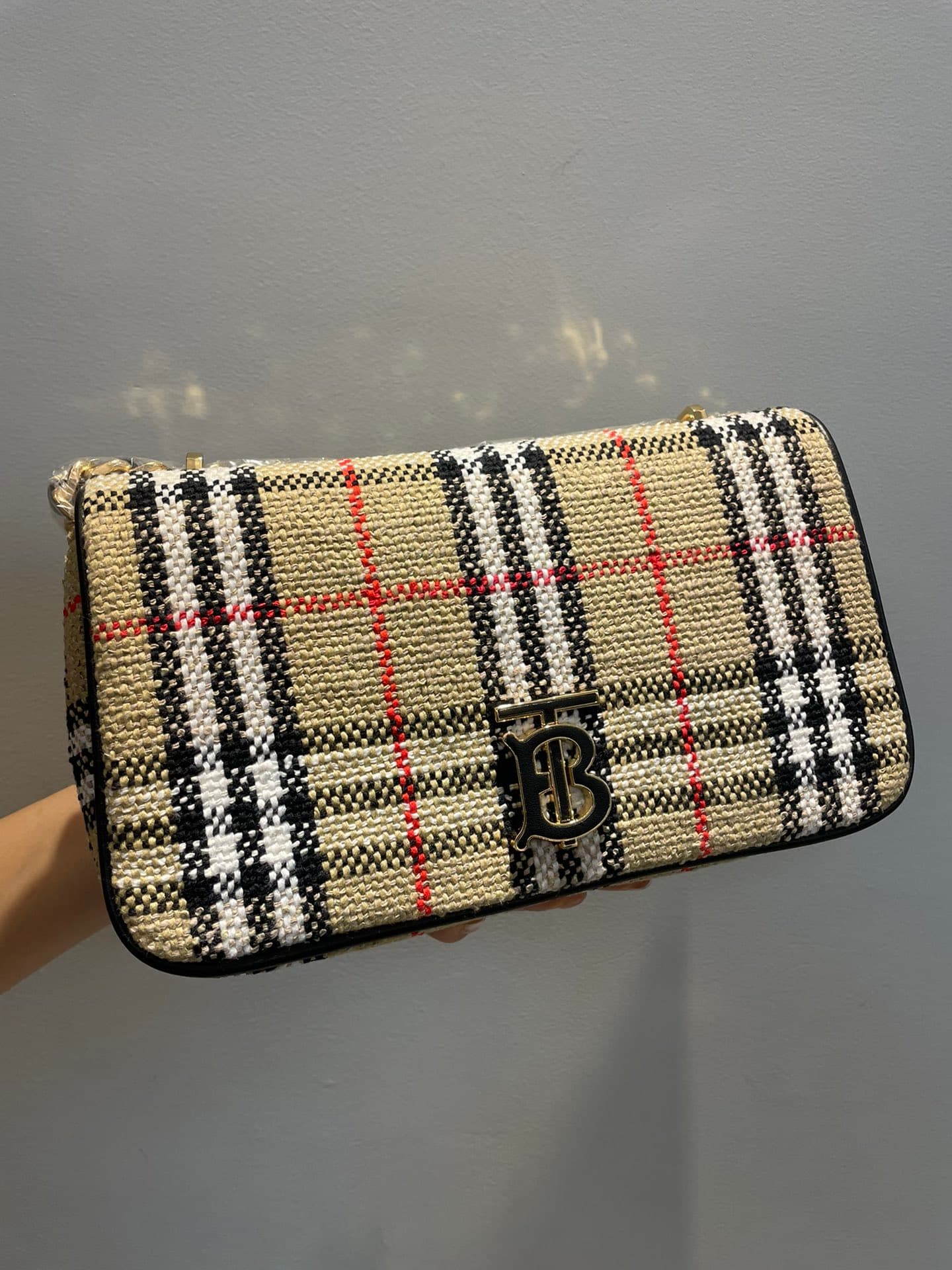 C52 Burberry plaid woolen coat Lola — image 1