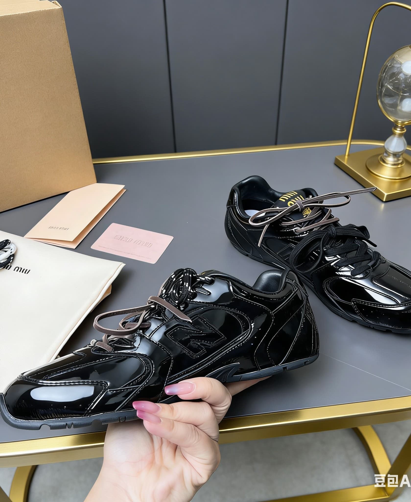 D10665 MiuMiu x New Balance Collaboration model NB530👫 Couple's edition, casual and sporty shoes – AGAN shoes, Converse-style shoes — image 1