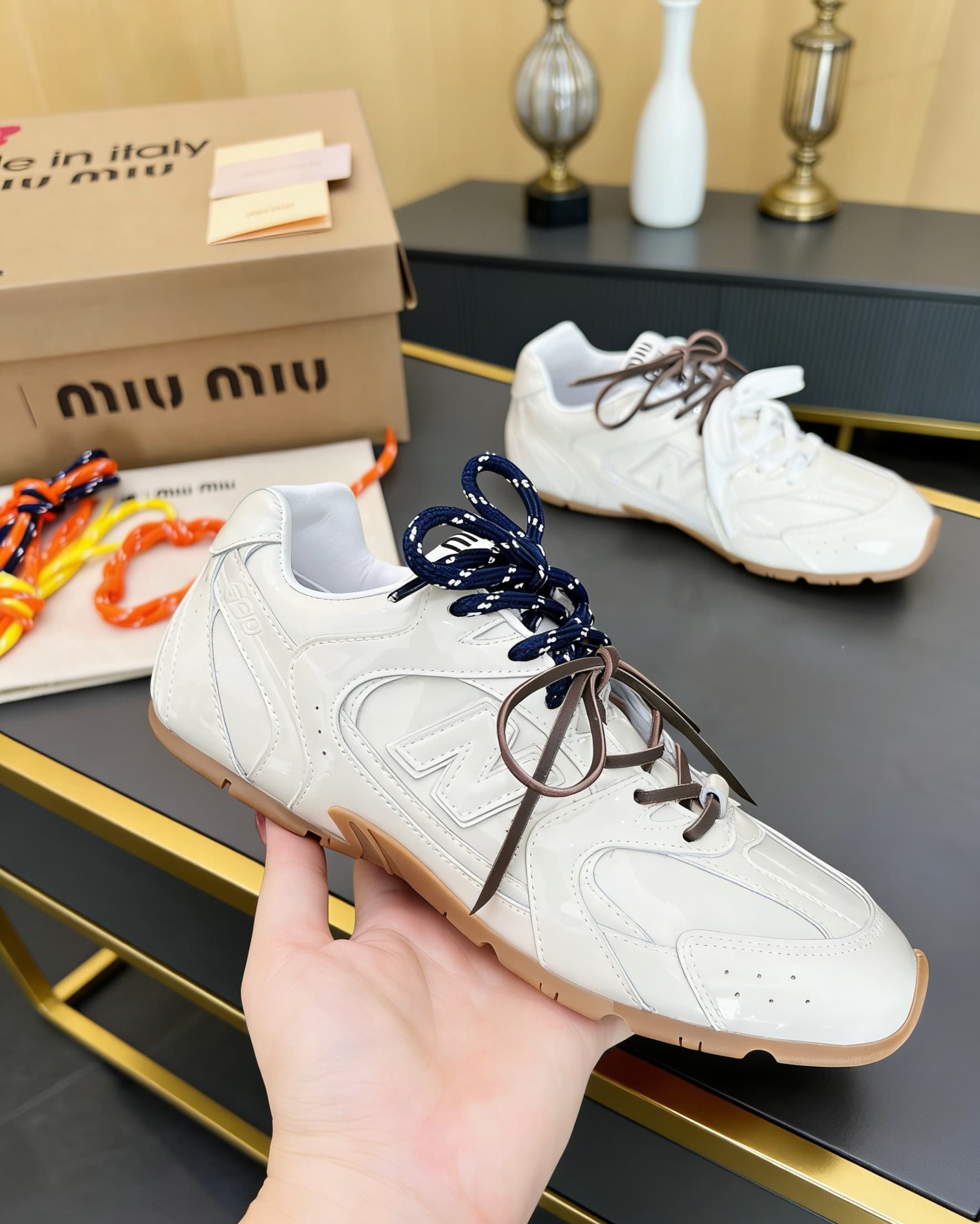 D10664 MiuMiu x New Balance Collaboration model NB530👫 Couple’s edition, casual and sports shoes, Garmenty shoes, D’Oray shoes — image 1