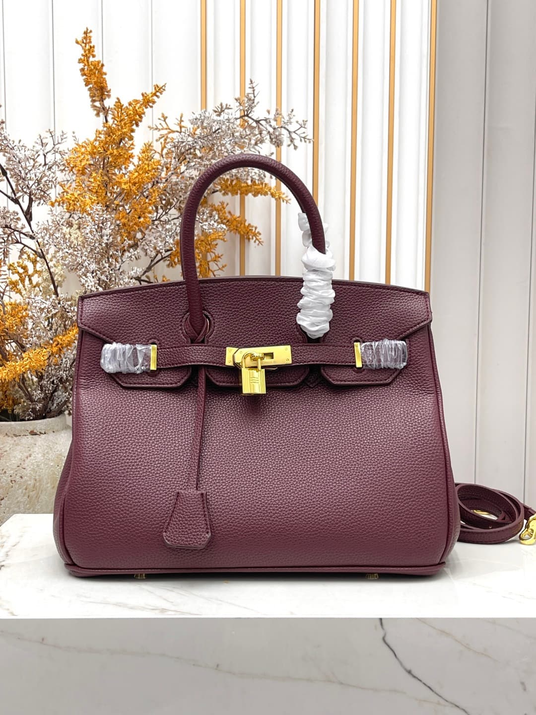 C4922 30cm (25cm) (20cm) Hermes Birkin platinum bag — image 1