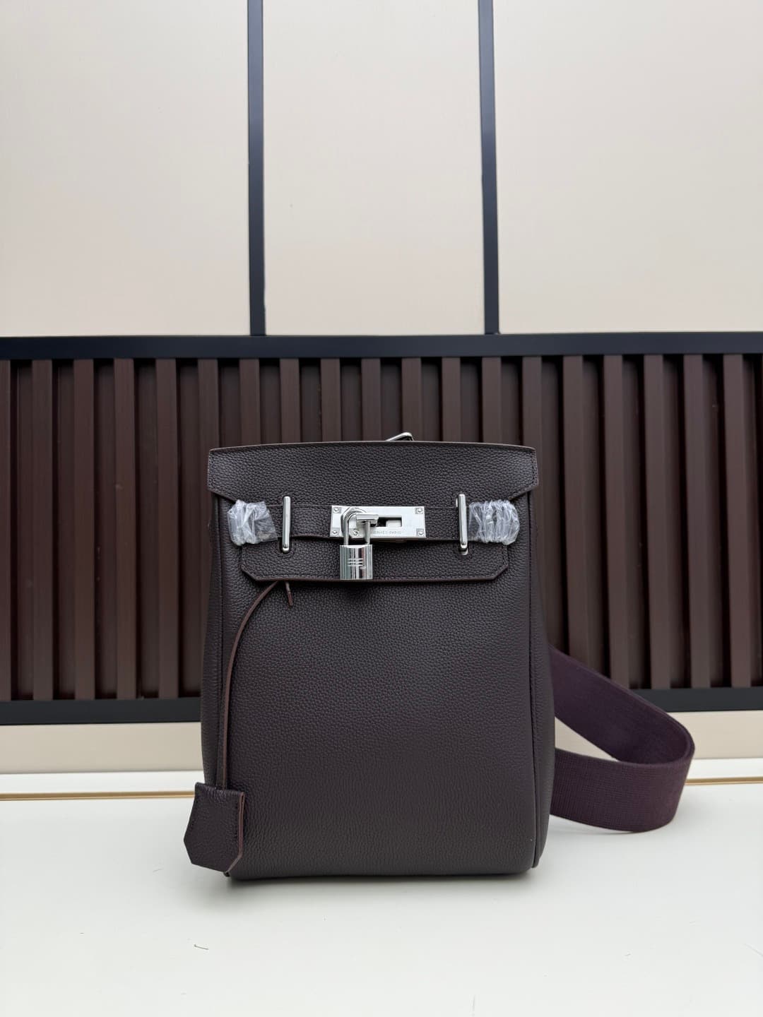 C4753 💰Prime leather – Hermès Hac a Dos is absolutely amazing. A Birkin shoulder bag? Hey, babies! — image 1