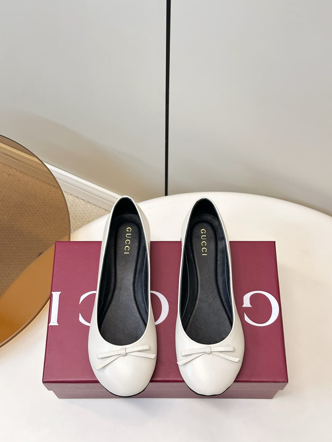 D6905 Gucci | Gucci 26ss bowed ballet flat shoes — image 1