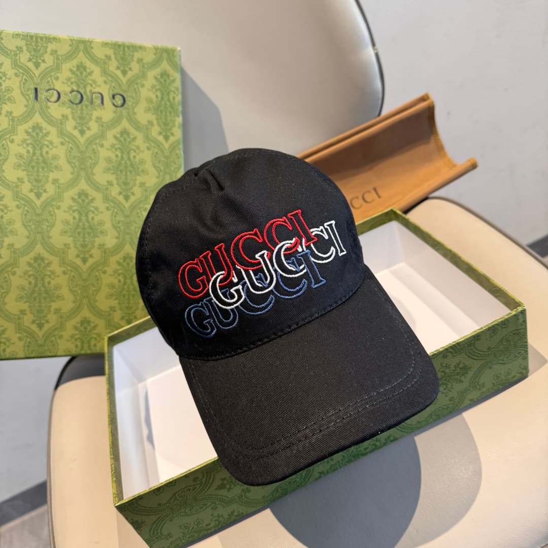 C29827 Bag with a box; GUCCI store’s new model baseball cap. 1: 1 – custom molded, with three-dimensional embroidery; exquisite and flawless! 100 – pure cotton material, original factory quality; exclusive real-life photography. — image 1