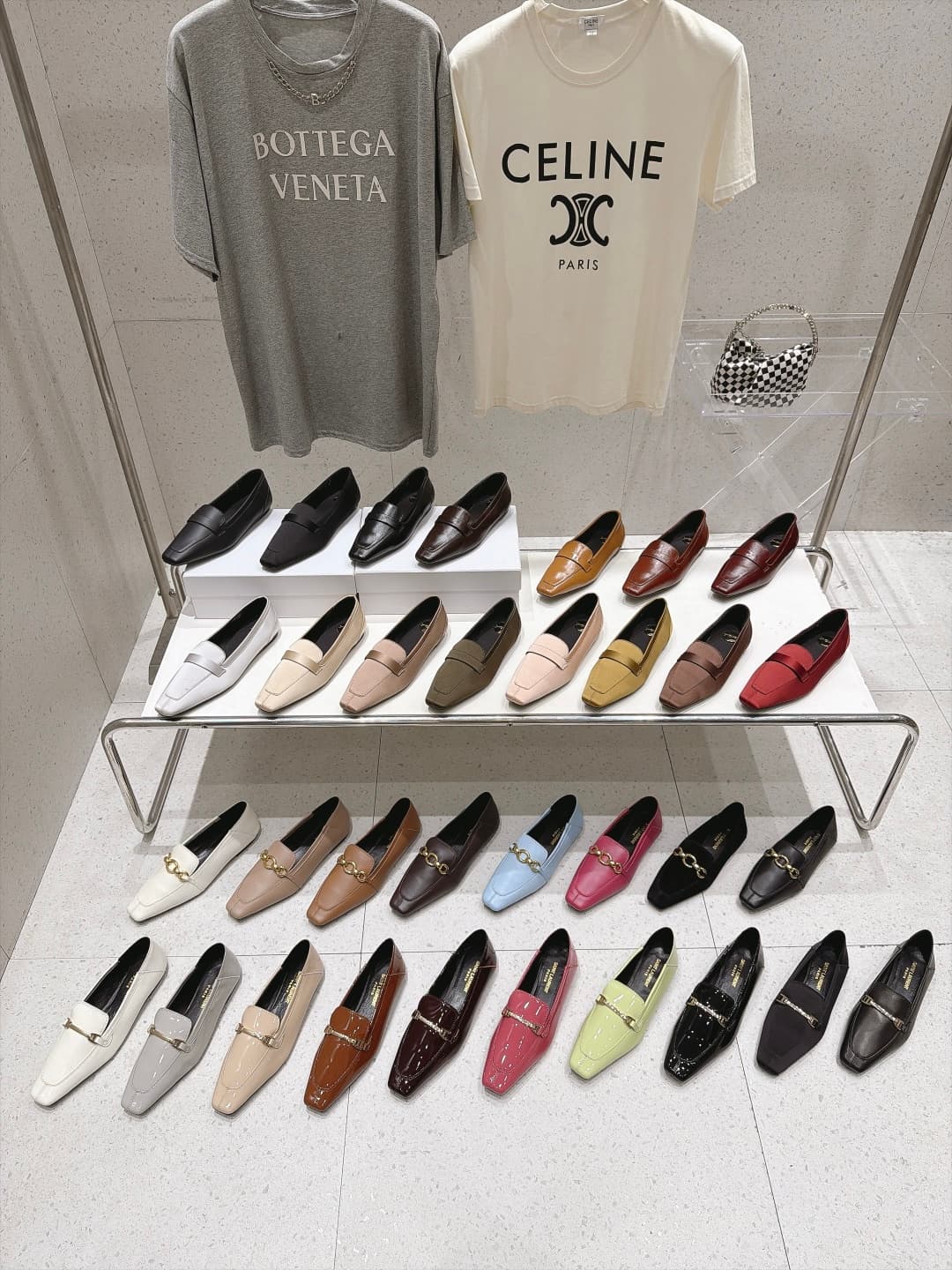 D12267 St. Laurent YSL New Mary Jane Flat Shoes, Single-Piece Shoes ~ Collection Image — image 1