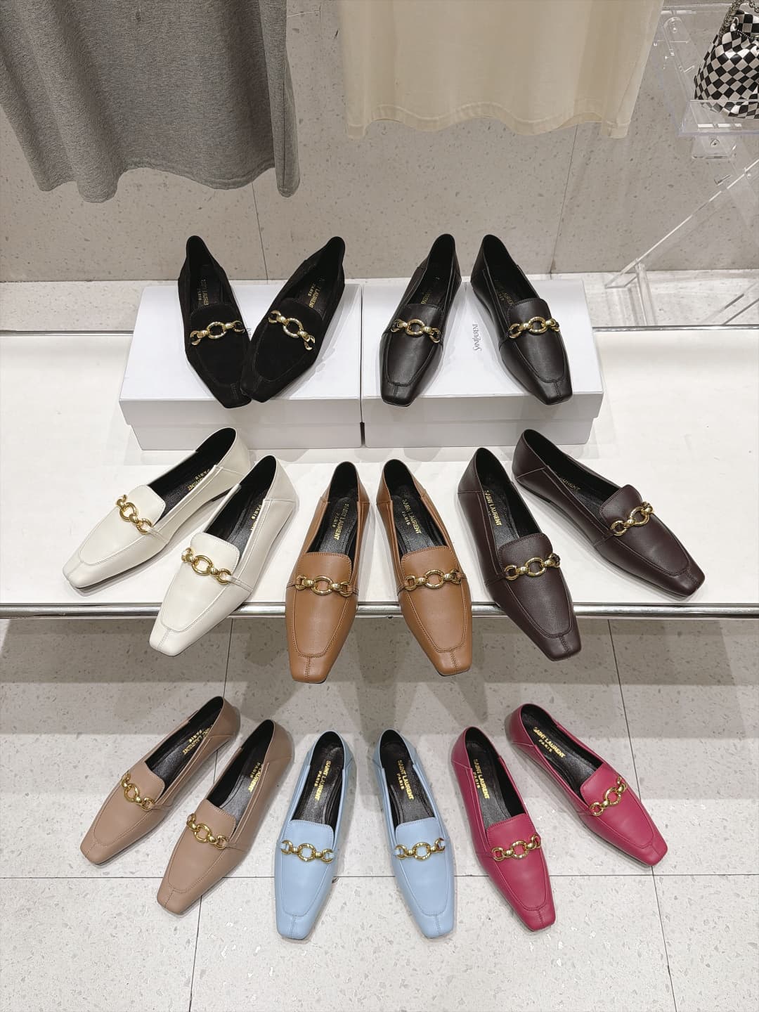 D12295 St. Laurent YSL new model Mary Jane flats~ With a heel that can be stepped on — image 1
